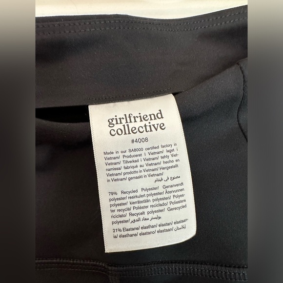 Girlfriend Collective Black Compressive High-Rise Legging - Picture 13 of 16